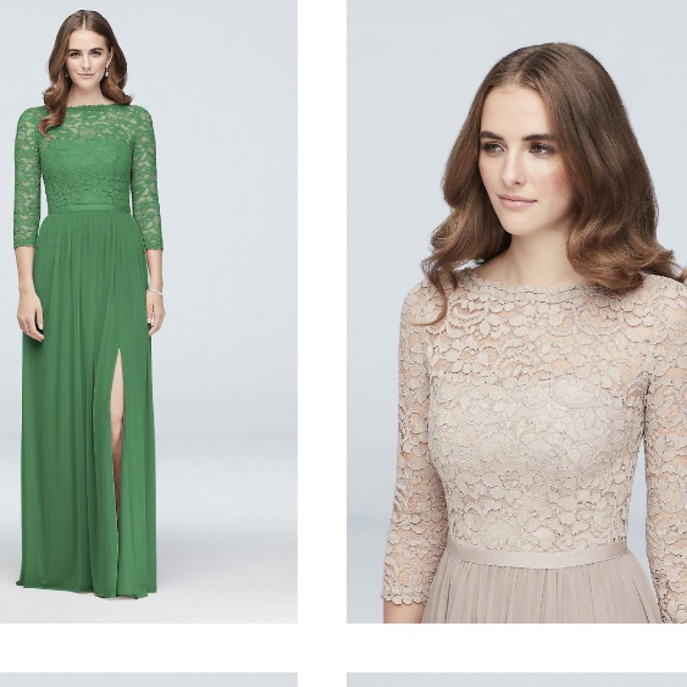 David's Bridal Bridesmaid Dress